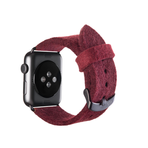 SomeLoops Dark Red Apple Watch Band Black / 38/40/41 S/M